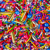 Rainbow Sprinkles For Cake Decorating - Metallic Gold Sprinkles Silver Star, Colorful Jimmies, Sugar Pearl, Cupcakes Topper, Ice