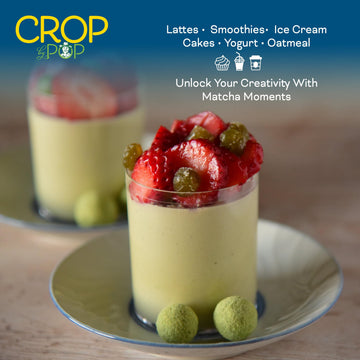 Crop By Pop - Usda Organic Culinary Grade Matcha Powder Green Tea Powder, (1.06 Oz) Authentic Japanese Origin, Non Gmo Certified