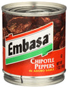 Embasa Chipotle Peppers in Adobo Sauce, 7 Oz, Pack of 1, Model 00014112