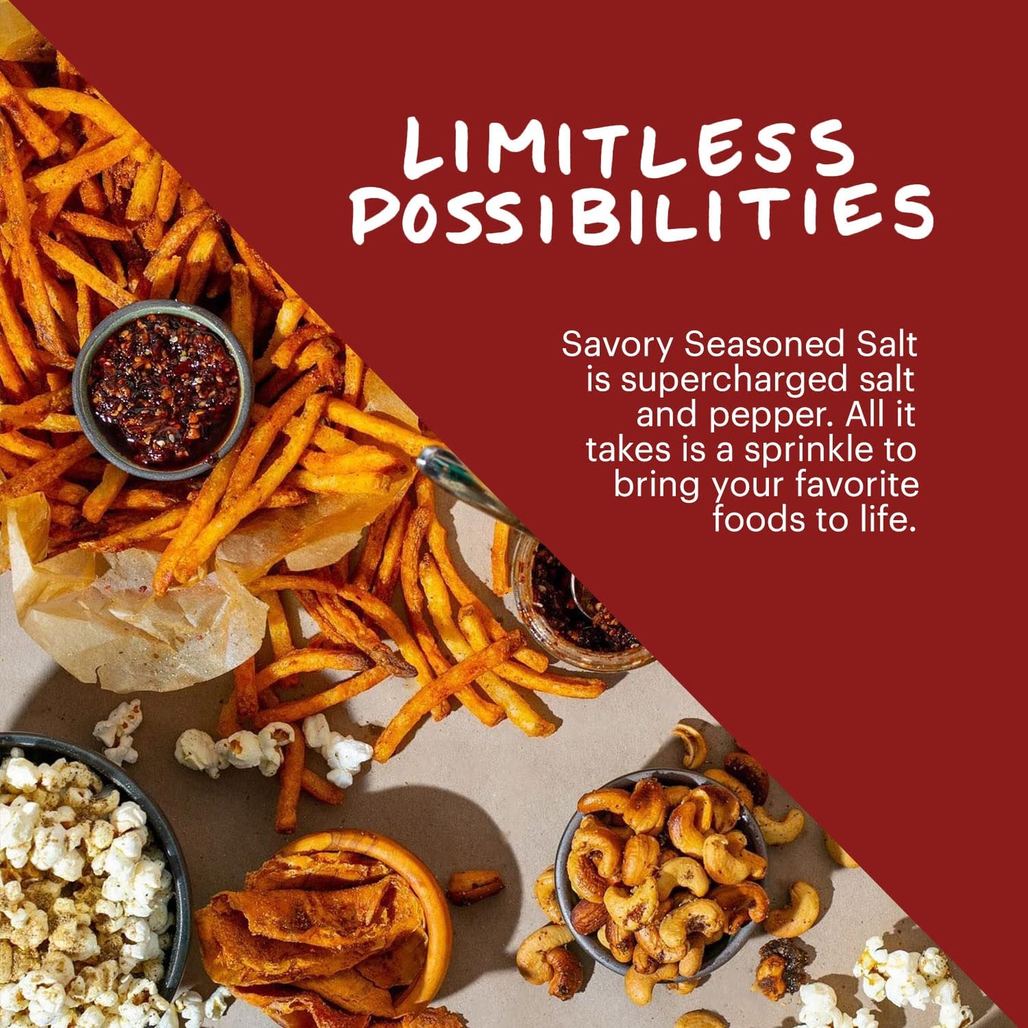 Momofuku Savory Seasoned Salt by David Chang, (4 Ounces), Umami Seasoning for Meat & Vegetables, Supercharged Salt & Pepper, Che