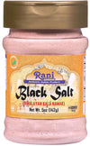Rani Black Salt Powder (Kala Namak) Mineral 5oz (142g) PET Jar ~ Unrefined, Pure and Natural | Vegan | Gluten Friendly | NON-GMO