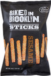 Baked in Brooklyn Sticks 0g Trans Fat No Cholesterol No Nonsense Certified Kosher - Sesame 6 oz 12 pack