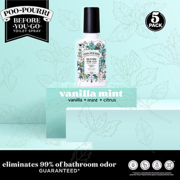 Poo-Pourri Vanilla Mint 4 Ounce - 5 Pack