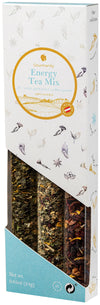 Gourmanity Energy Mix Loose Tea Sampler Gift Set, 3 Invigorating Flavors Of Energy & Wellness Tea, Power Up And Hydrate With The