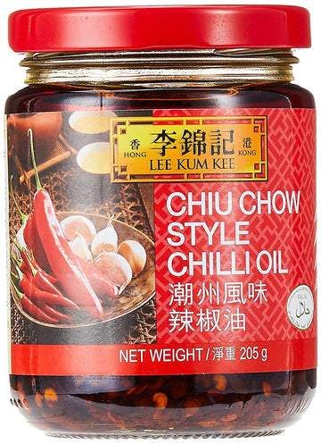 Lee Kum Kee Chiu Chow Chili Crisp Oil 205G/7.2Oz - Savory Chili Sauce For Authentic Chinese Cuisine, Perfect For Dips, Drizzling And Stir-Frying