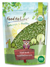 Food to Live Organic Green Split Peas, 3 Pounds Non-GMO, Dried, Vegan, Kosher, Bulk. Easy to Cook. Great Source of Protein, Fibe