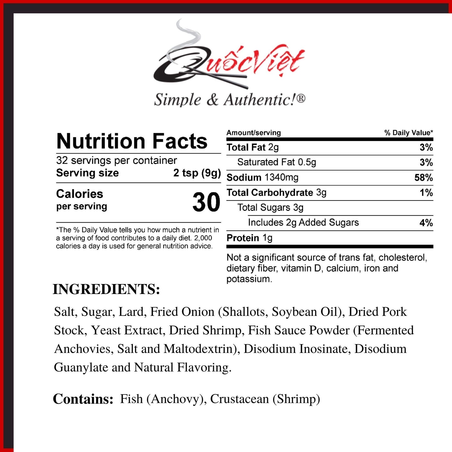 Quoc Viet Foods - Pork Flavored Hu Tieu Soup Base 10oz Cot Hu Tieu Brand