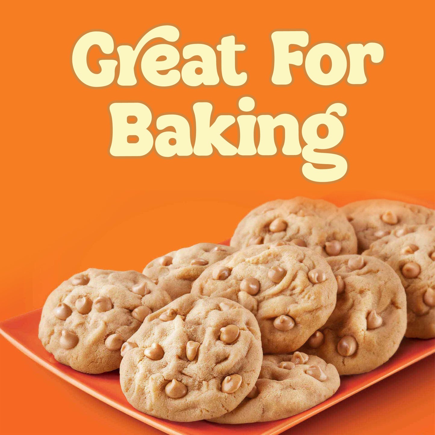 Reese Sugar Free Peanut Butter Baking Chips, 2 Lbs Bulk Zero Sugar Peanut Butter Chips, Smooth And Creamy Gluten Free Chips For