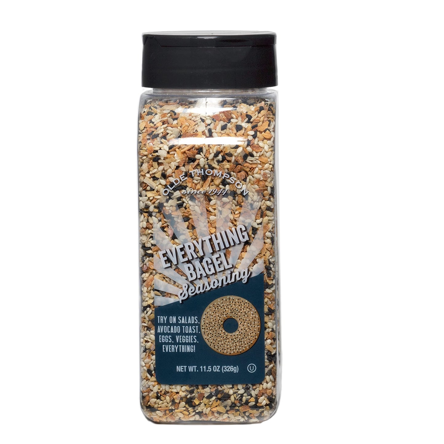 Olde Thompson Everything Bagel Seasoning 11.5Oz - Must Have Kitchen Essential Pantry Or Spice Rack Necessity Great Topping For B