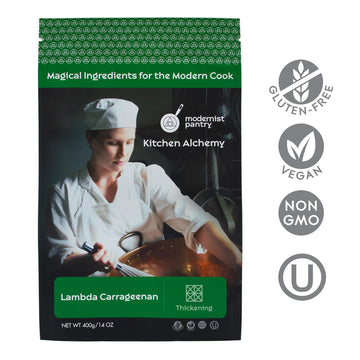 Refined Lambda Carrageenan ⊘ Non-Gmo ☮ Vegan ✡ Ou Kosher Certified - 400G/14Oz