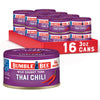 Bumble Bee Snackers - Thai Chili Tuna, 3 oz Easy Open Can - 14g Protein per Serving - Wild Caught Skipjack Chunk Light Tuna Pack