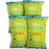 Taali Tangy Turmeric Water Lily Pops (4-Pack) - Roasted Fox Nuts Makhana Snack | Crunchy Indian Healthy Snacks | Protein-rich, V