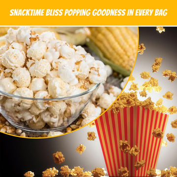 Perfectware Movie Theater Style Popcorn Portion Packs - 8 Ounce (Pack of 18) - Ideal for 6oz Kettles