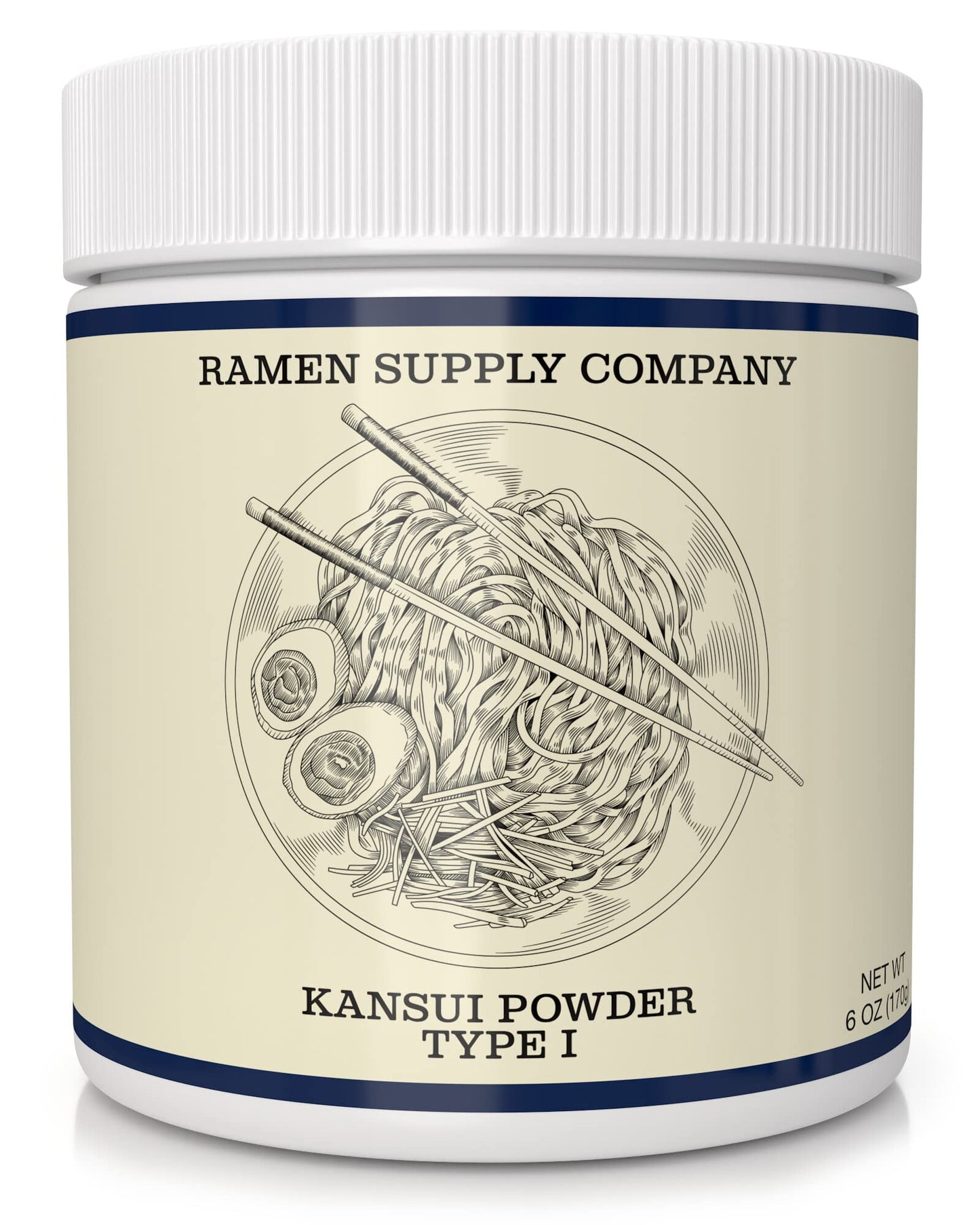 Kansui Powder For Making Fresh Ramen Noodles - Type 1 - Sodium Carbonate (6 Oz)