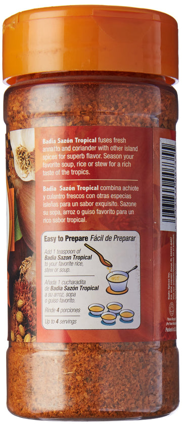 Badia Sazón Tropical With Annatto & Coriander 6.75 Oz