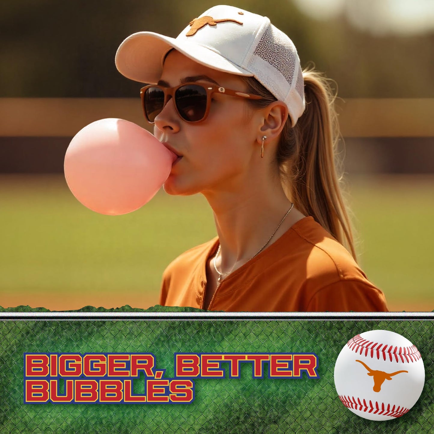 Big League Chew Bubble Gum 3-Pack - Original Baseball Candy - 2.12oz Packets - Orange