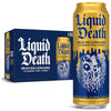 Liquid Death, Dead Billionaire Iced Tea, 8-Pack (King Size 19.2Oz Cans), Half Lemonade Half Black Tea Sweetened With Real Agave,