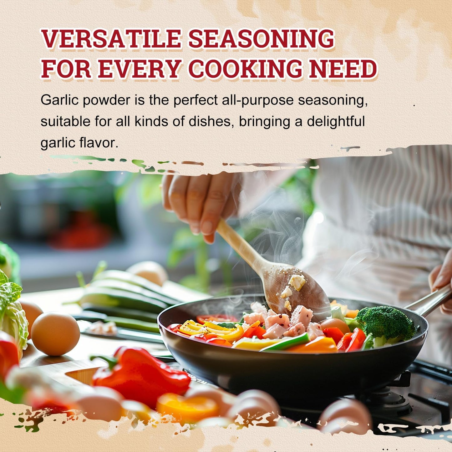 52USA Garlic Powder 22 oz (1.54Lb) Fine Garlic Powder Seasoning for Cooking Grilled Meats Salads Flavor Vegetables and Dressings Gluten Free