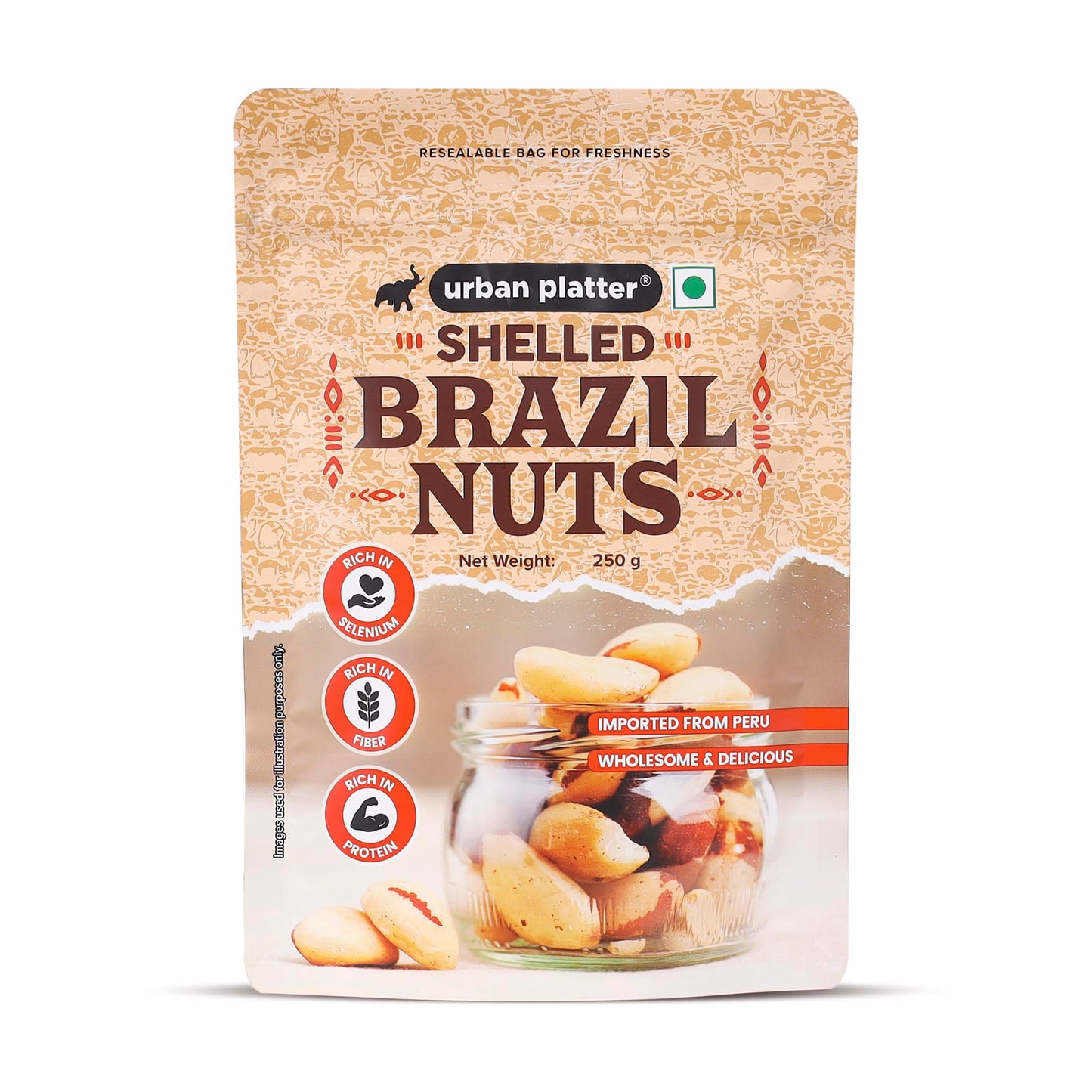Urban Platter Brazil Nuts (250 g)