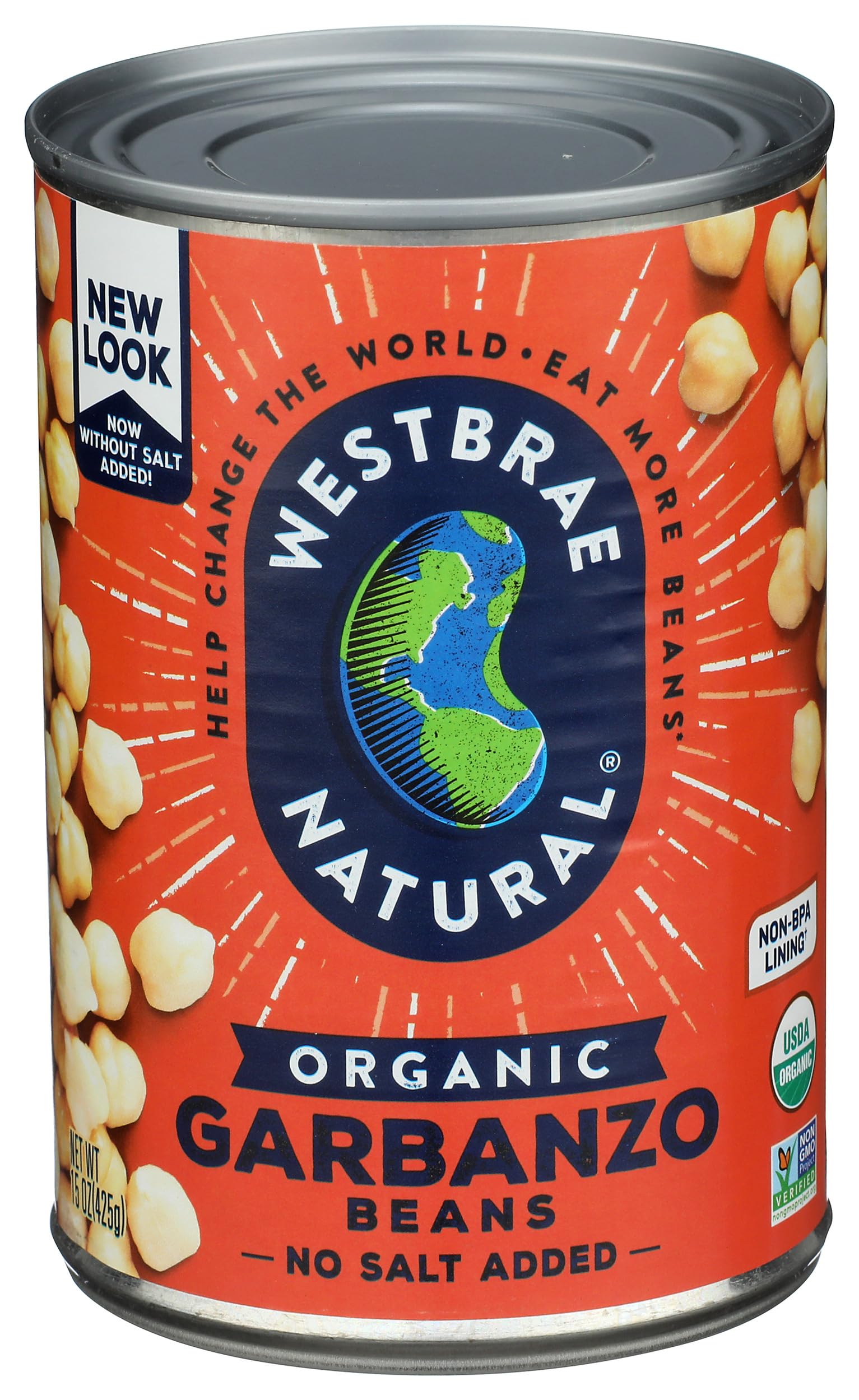 Westbrae Natural, Beans Garbanzo Organic, 15 Ounce