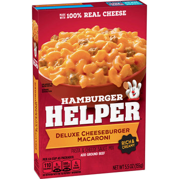 Hamburger Helper Pasta Deluxe Cheeseburger Macaroni, 5.5 Ounces