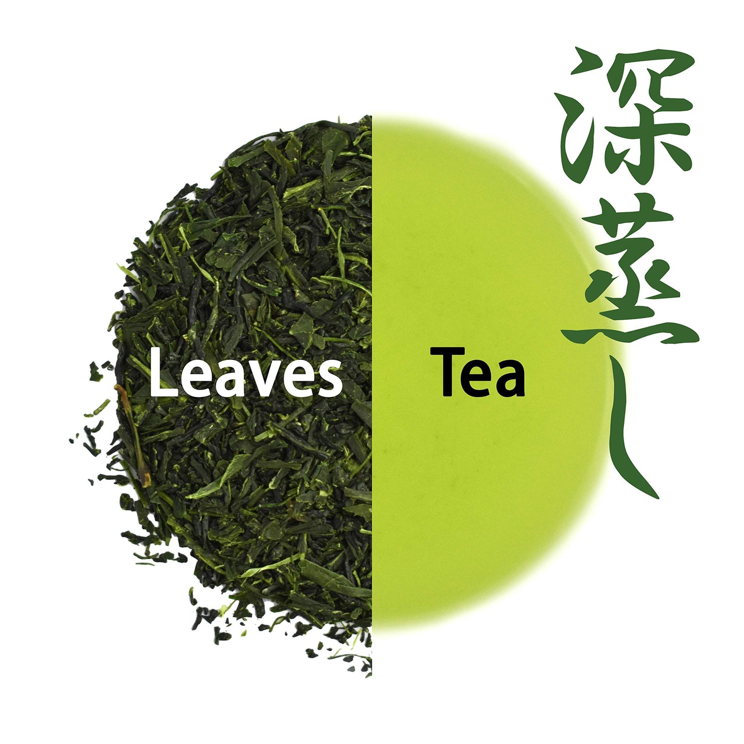 Green Tea Sencha Fukamushi - Deep-Steamed Green Tea - Japanese Organic Loose Leaf Tea, 80G?Yamasan?