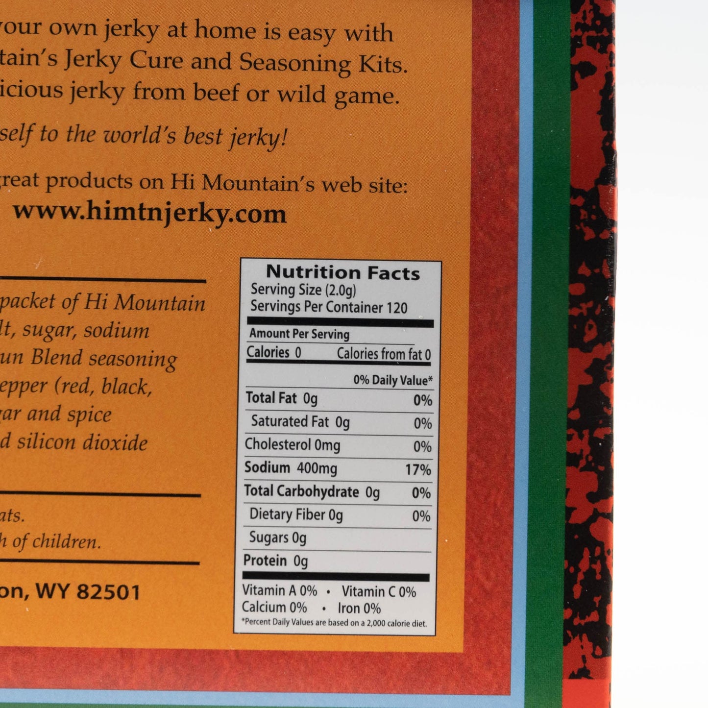 Hi Mountain Jerky Seasoning and Cure Kit | CAJUN BLEND | Create Savory Homemade Beef Jerky | Great for Beef, Deer, Elk, & Veniso