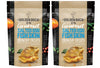 The Golden Duck Gourmet Salted Egg Yolk Fish Skin Crisps Chips (2 Pack)