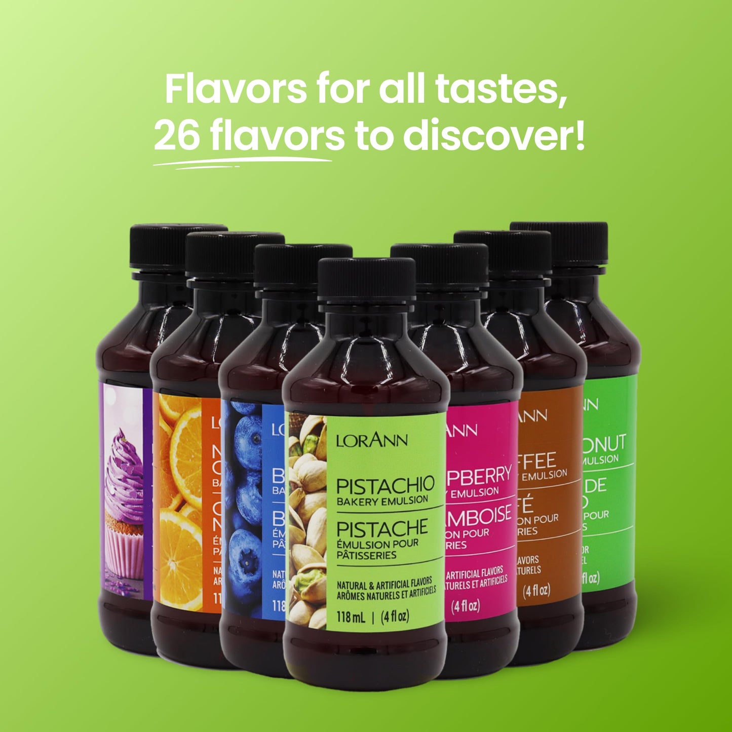 Lorann Oils Pistachio Bakery Emulsion: Genuine Pistachio Aroma, Perfect For Boosting Nutty Notes In Baked Goods, Gluten-Free, Ke