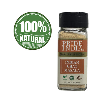 Pride Of India - Indian Chat Masala Seasoning Spice - Ideal For Savory Dishes - Perfect Seasoning For Drinks/Salads/Fruits - Pre
