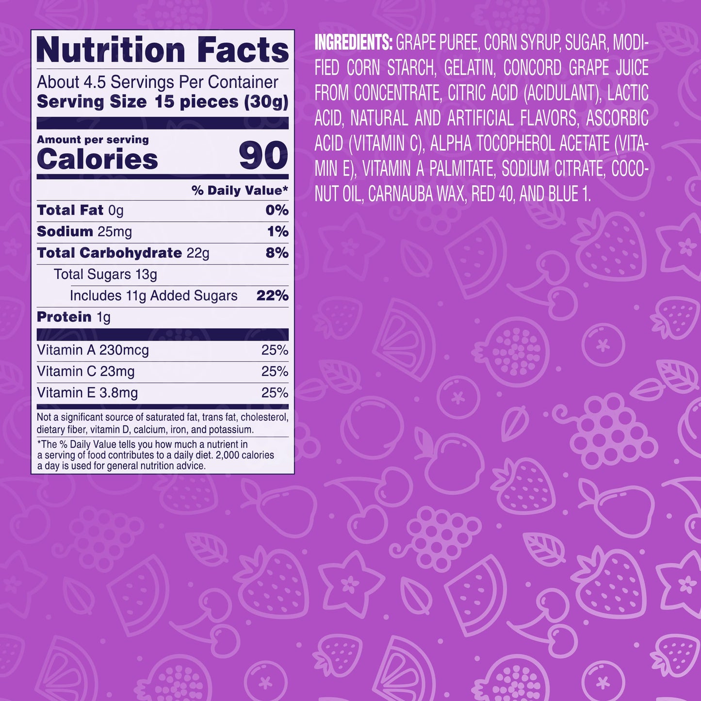 Welch s Fruit Snacks, Concord Grape Snack Box, Gluten Free, 5oz Snack Packs (Pack of 12)