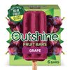 OUTSHINE Grape Frozen Fruit Bars, Gluten Free, Non GMO, Ice-Cream, 14.7 Fl Oz, 6 Count