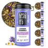 Tiesta Tea - Lavender Chamomile | Soft Chamomile Herbal Tea | Premium Loose Leaf Tea Blend | Non Caffeinated Tea | Make Hot Or Iced Tea & Brews Up To 50 Cups - 12 Ounce Refillable Tin, Pack Of 6