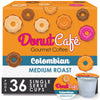Donut Café - Coffee Gourmet Pods, Colombian Blend, Medium Roast – Non-Gmo, Gluten Free – Compatible With Keurig K Cup Malt-Inspired – Smooth & Delicious – 36 Count