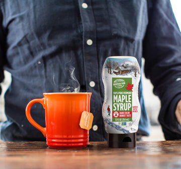 Butternut Mountain Farm Pure Maple Syrup From Vermont, Grade A (Prev. Grade B), Dark Color, Robust Taste, All Natural, Easy Sque