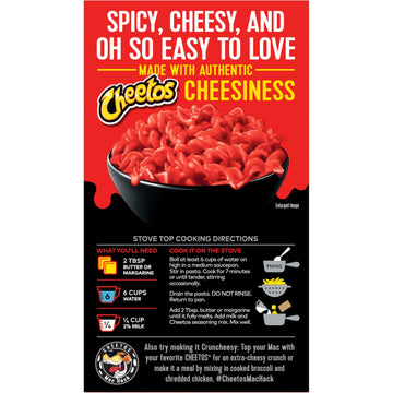 Cheetos Mac 'N Cheese, Flamin' Hot, 5.6 Ounce