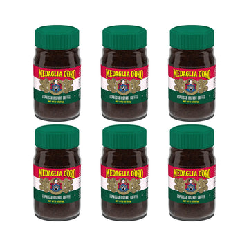 Medaglia DOro Instant Espresso Coffee, 2-Ounce Jars (Pack of 6)