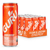 GURU Peach Mango Punch Organic Energy Drink, Plant Based Caffeine, Vegan, Gluten Free, 12oz, Pack of 12