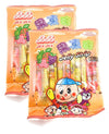 JIN JIN Jelly Strip Assorted Flavors - 14.7 Oz (Pack of 2) - Orange - Model BMC-SPL-218