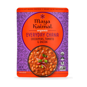 MAYA KAIMAL Organic Everyday Chana with Tomato + Onion, 10 OZ