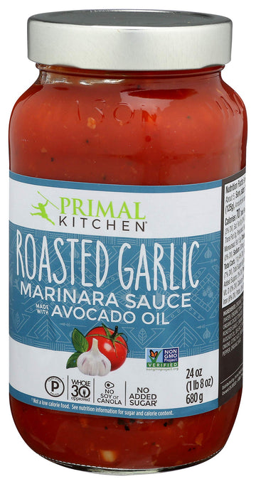 Primal Kitchen Marinara Sauce, Roasted Garlic, 24 oz
