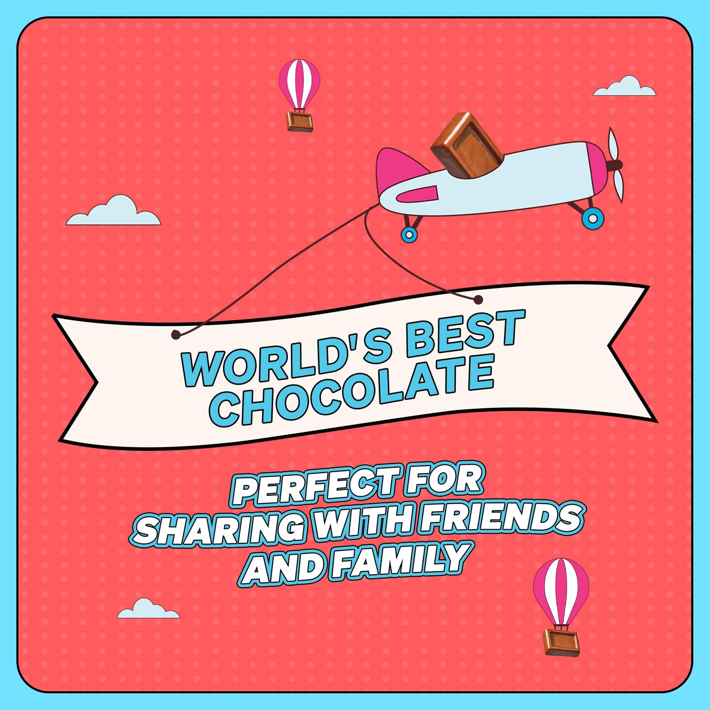 Feastables Milk Chocolate Crunch Bar, King Size, 10 Count, Fairtrade Cocoa, Perfect for Snacks & Gifts