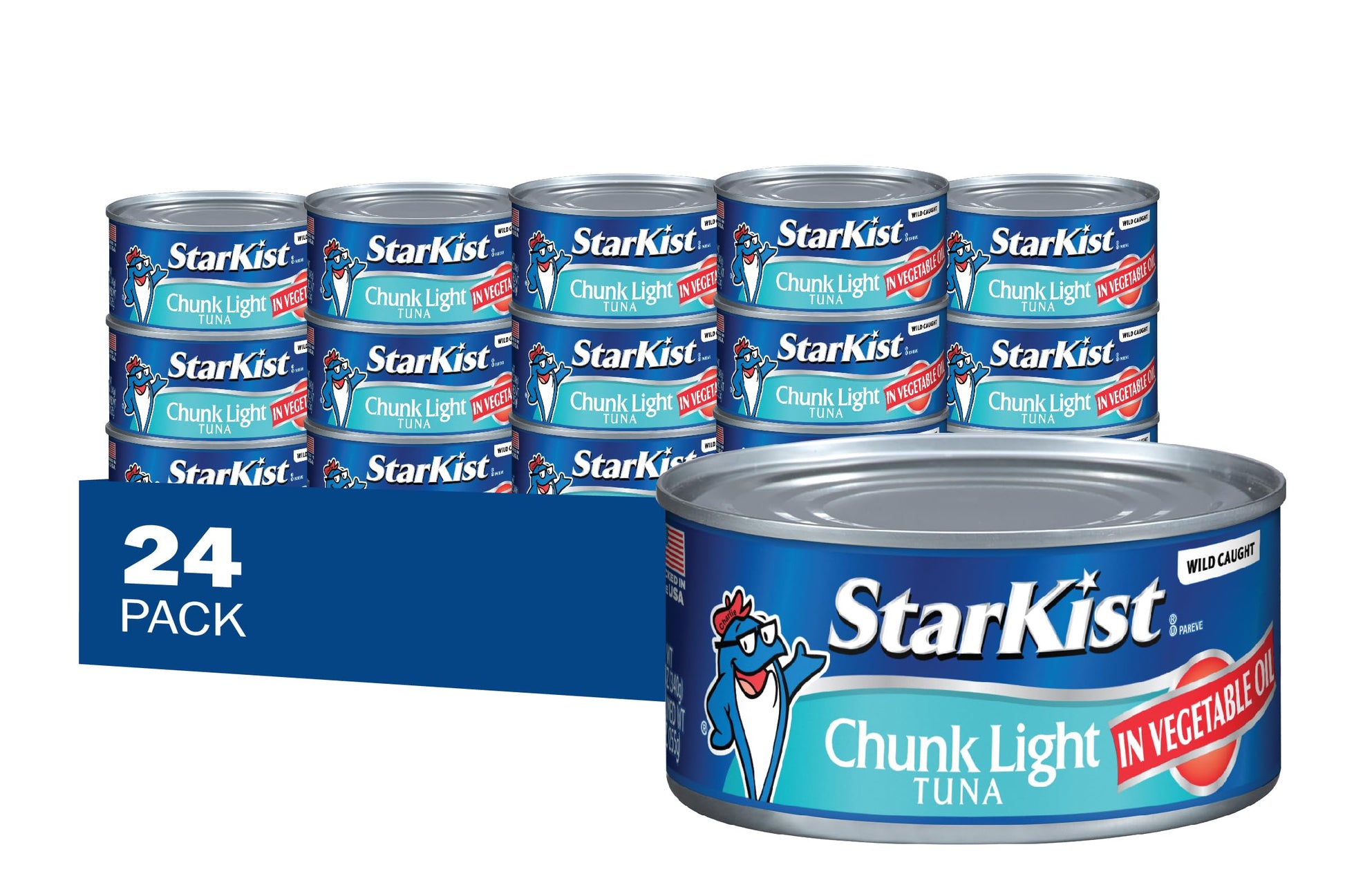 StarKist Chunk Light Tuna in Oil - 12 oz Can (Pack of 24)
