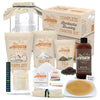 Kombucha Home Brewing Starter Kit | 5-Inch Large Scoby Kombucha Starter Kit | Complete Kit Includes What You Need w/ 16 oz Starter Tea Brewing Jar & Brewing Supplies | Brew Unlimited Kombucha
