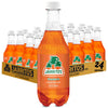 Jarritos Mandarin Soda - 17.7 oz (524ml), Made with Real Cane Sugar, 24 Bottles, Natural Flavor, Model 015501