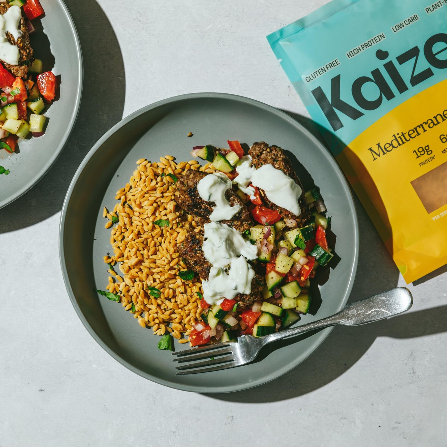 Kaizen Low Carb Keto Mediterranean Rice -High Protein (20G), Keto Friendly, Gluten-Free, Plant-Based, Made With High Fiber Lupin