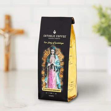 Our Lady Of Guadalupe Mexican Spiced Chocolate Flavor Coffee (Whole Bean) 12 Ounces