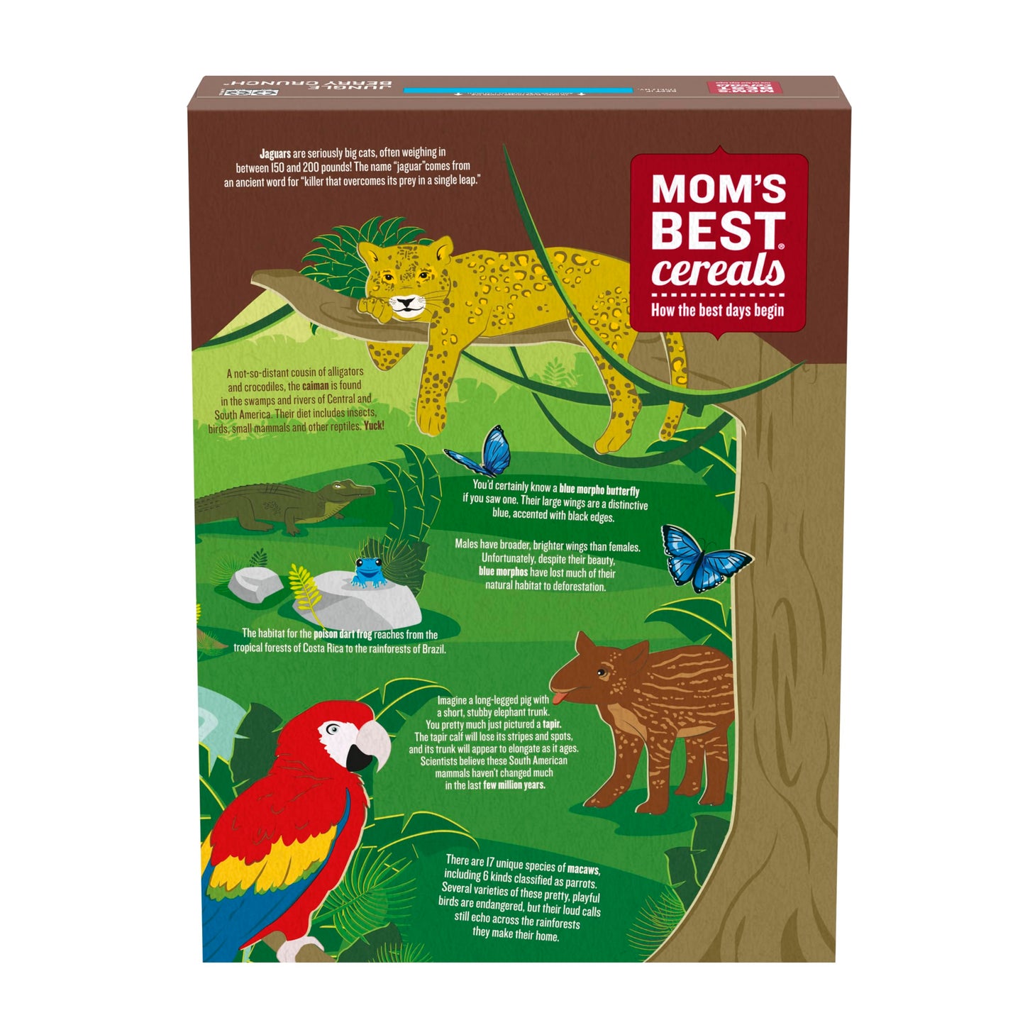 Mom'S Best Jungle Berry Crunch, Kosher, 13 Oz Box (Pack Of 8)