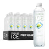 Sparkling Ice, Lemon Lime Sparkling Water, Zero Sugar Flavored Water, With Vitamins And Antioxidants, Low Calorie Beverage, 17 F
