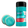 Bakerpan Sugar Sprinkles for Baking - 7 Ounce Teal Decorating Sugar Crystals for Cookies, Cake Pops, Ice Cream (Made in USA)